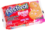 FESTIVAL Doppelkeks Erbere-​Geschmack Galletas Sabor de Frese 403g
